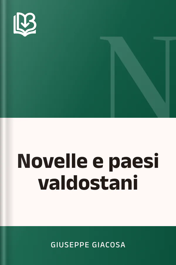 Novelle e paesi valdostani di Giuseppe Giacosa, copertina del libro