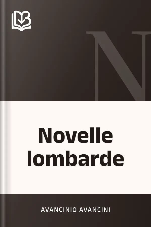 Novelle lombarde di Avancinio Avancini, copertina del libro