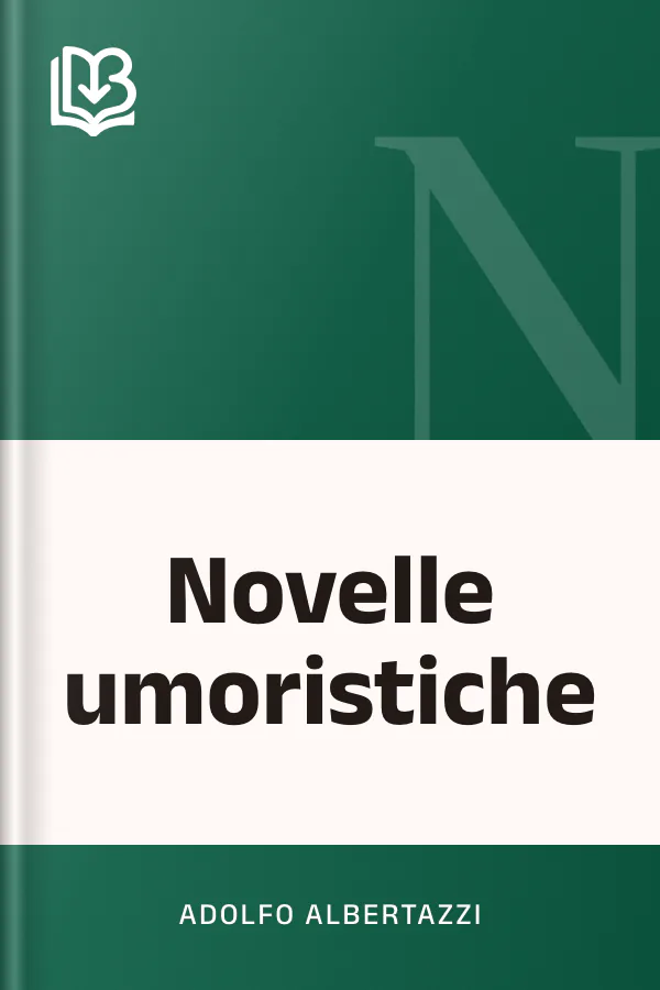 Novelle umoristiche di Adolfo Albertazzi, copertina del libro
