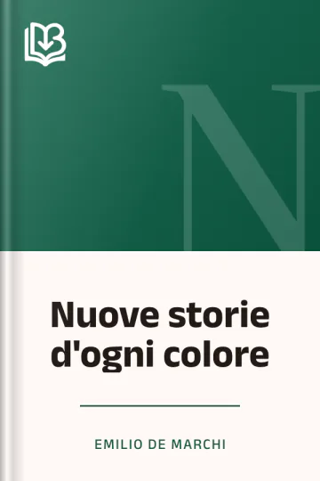Nuove storie d'ogni colore di Emilio De Marchi, copertina del libro