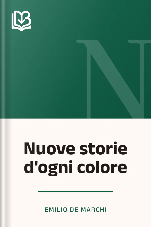 Nuove storie d'ogni colore di Emilio De Marchi, copertina del libro