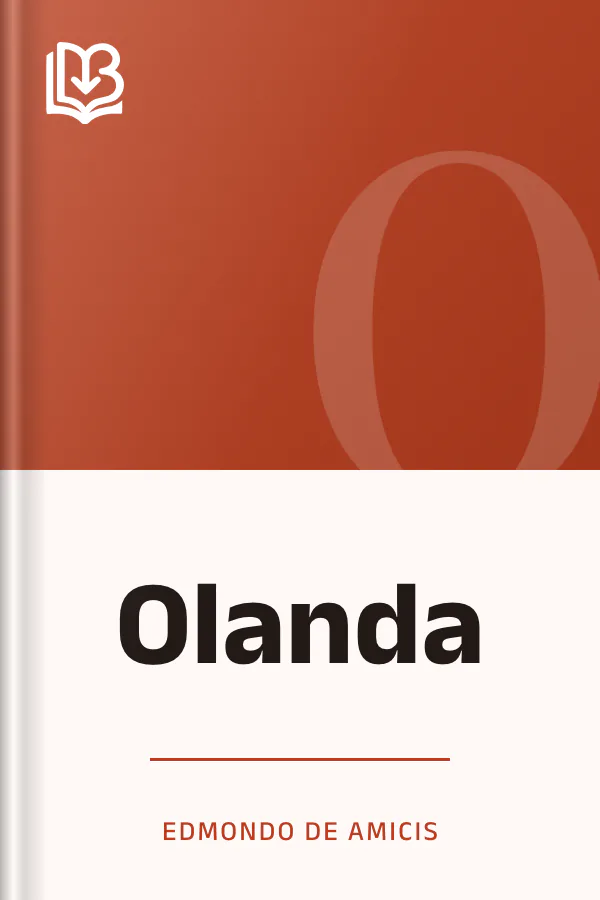 Olanda di Edmondo De Amicis, copertina del libro
