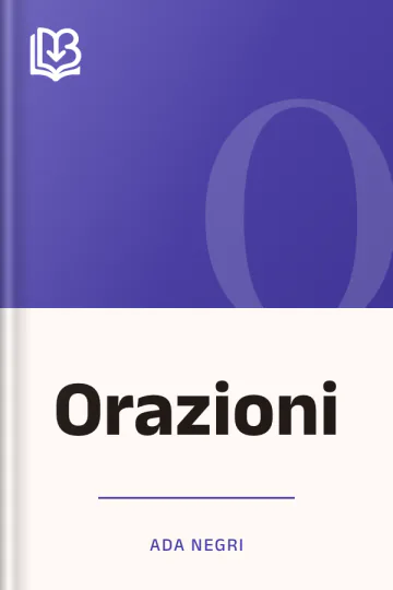 Orazioni di Ada Negri, copertina del libro