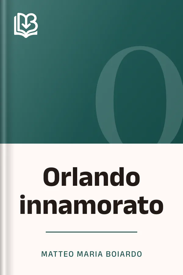 Orlando innamorato di Matteo Maria Boiardo, copertina del libro