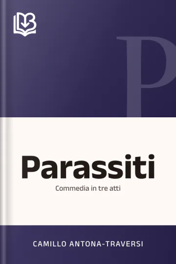Parassiti di Camillo Antona-Traversi, copertina del libro