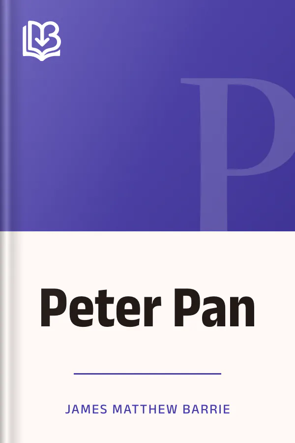 Peter Pan di James Matthew Barrie, copertina del libro