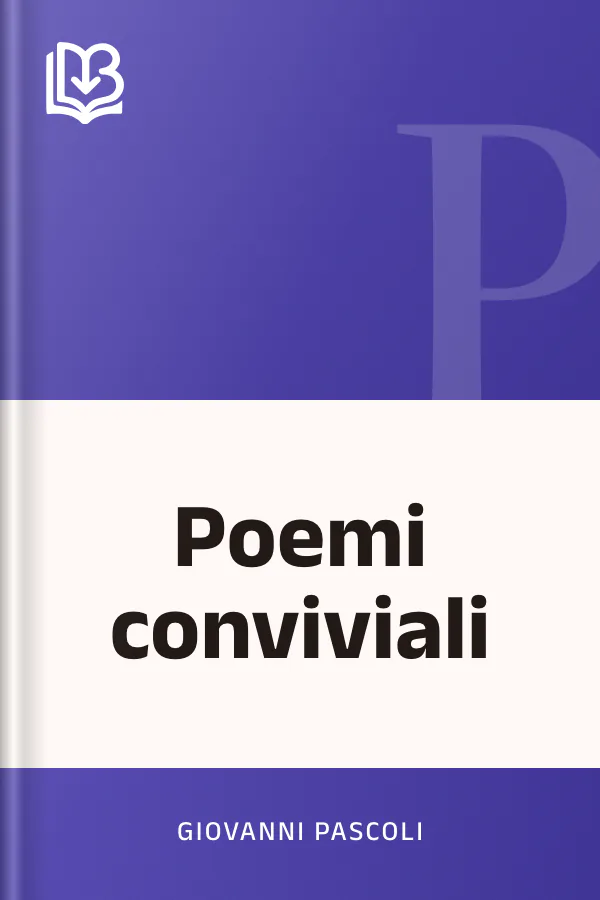 Poemi conviviali di Giovanni Pascoli, copertina del libro