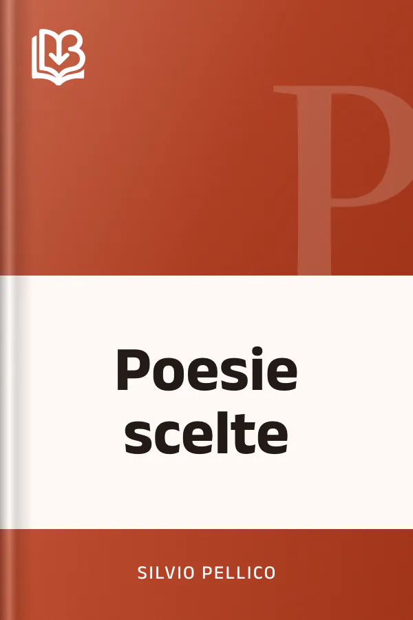Poesie scelte di Silvio Pellico, copertina del libro