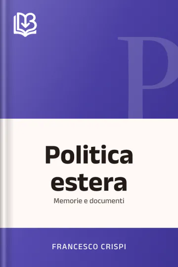 Politica estera di Francesco Crispi, copertina del libro