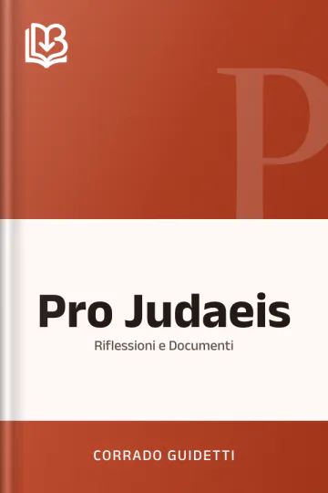 Pro Judaeis di Corrado Guidetti, copertina del libro