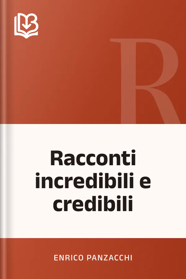 Racconti incredibili e credibili di Enrico Panzacchi, copertina del libro