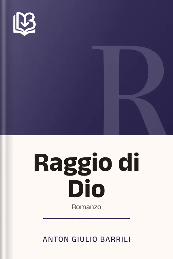 Raggio di Dio di Anton Giulio Barrili, copertina del libro