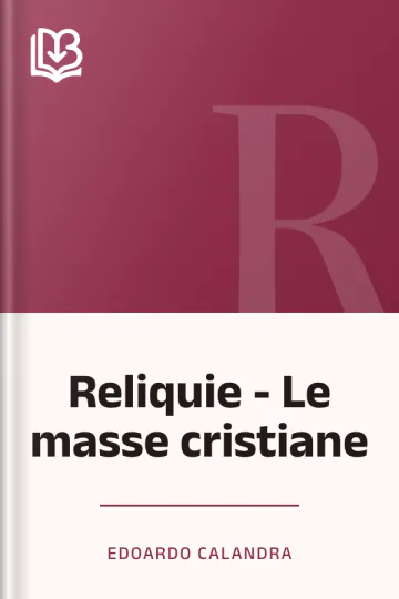 Reliquie - Le masse cristiane di Edoardo Calandra, copertina del libro