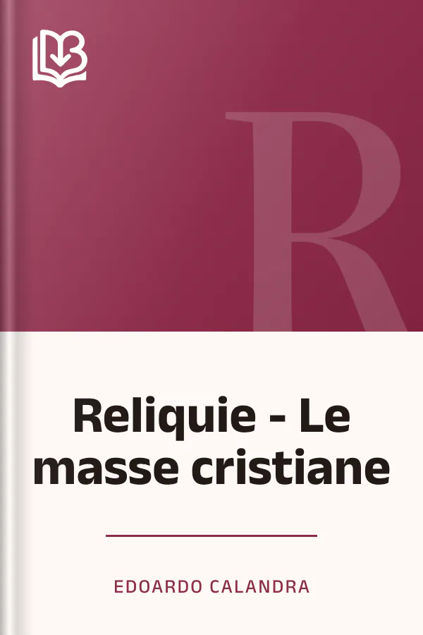 Reliquie - Le masse cristiane di Edoardo Calandra, copertina del libro
