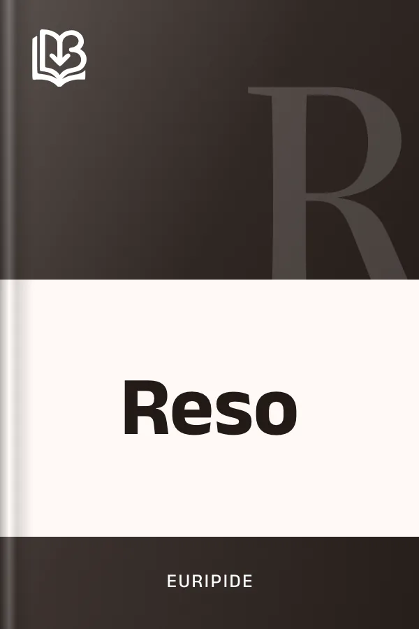 Reso di Euripide, copertina del libro