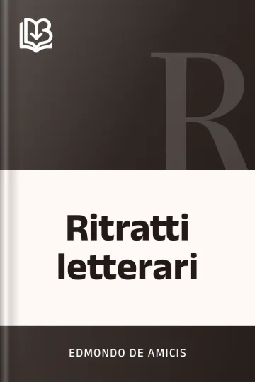 Ritratti letterari di Edmondo De Amicis, copertina del libro