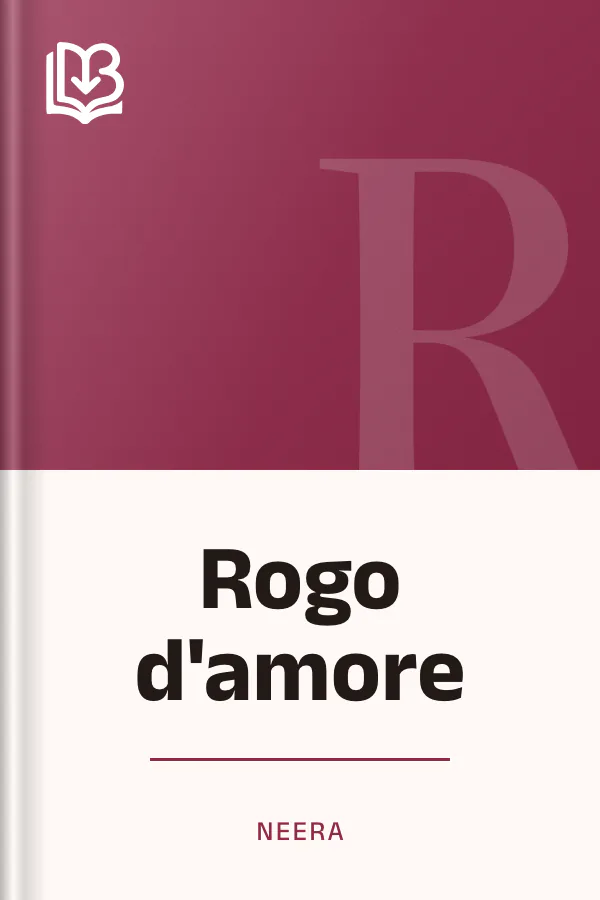 Rogo d'amore di Neera, copertina del libro