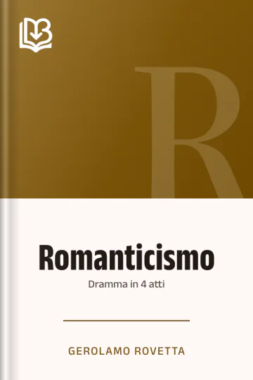 Romanticismo di Gerolamo Rovetta, copertina del libro
