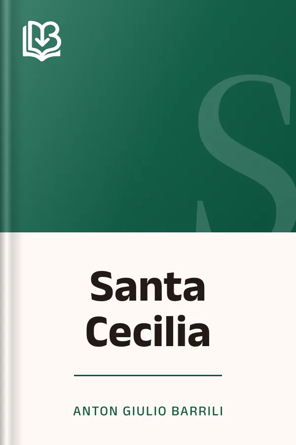 Santa Cecilia di Anton Giulio Barrili, copertina del libro