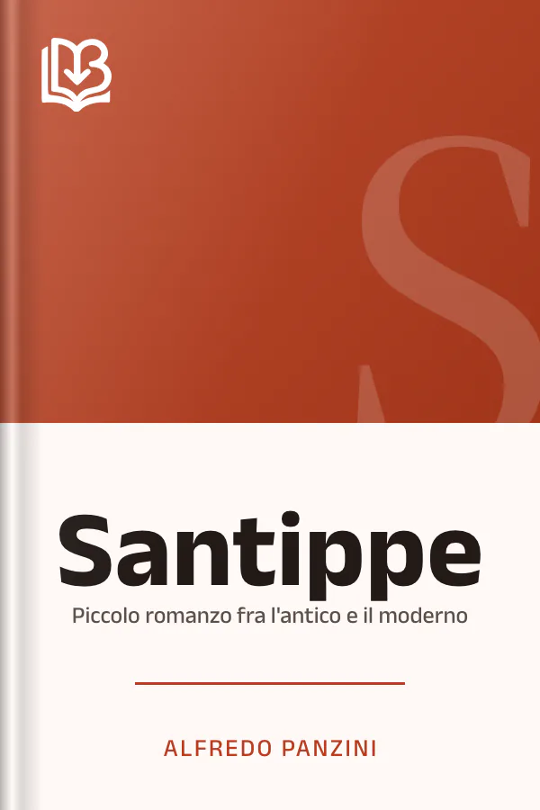 Santippe di Alfredo Panzini, copertina del libro