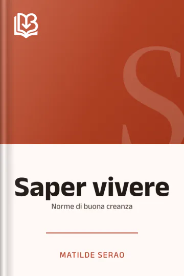 Saper vivere di Matilde Serao, copertina del libro