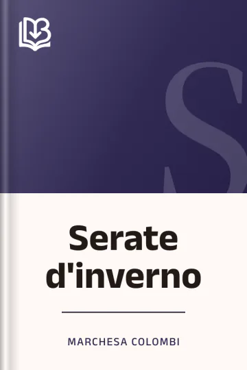Serate d'inverno di marchesa Colombi, copertina del libro