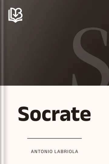 Socrate di Antonio Labriola, copertina del libro