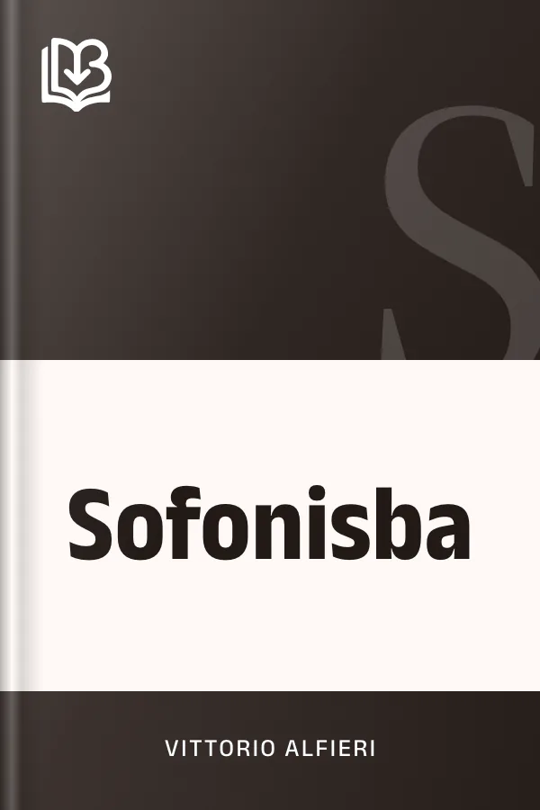 Sofonisba di Vittorio Alfieri, copertina del libro