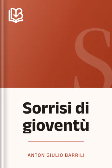 Sorrisi di gioventù di Anton Giulio Barrili, copertina del libro