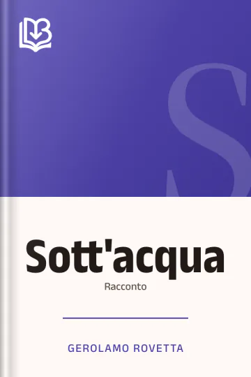 Sott'acqua di Gerolamo Rovetta, copertina del libro