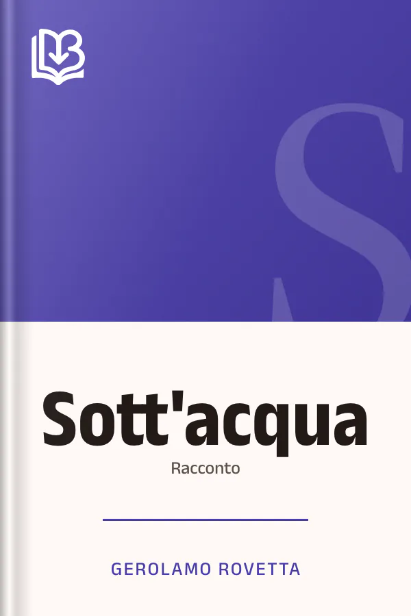 Sott'acqua di Gerolamo Rovetta, copertina del libro