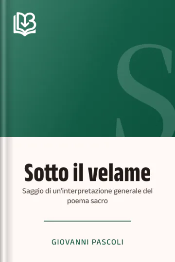 Sotto il velame di Giovanni Pascoli, copertina del libro