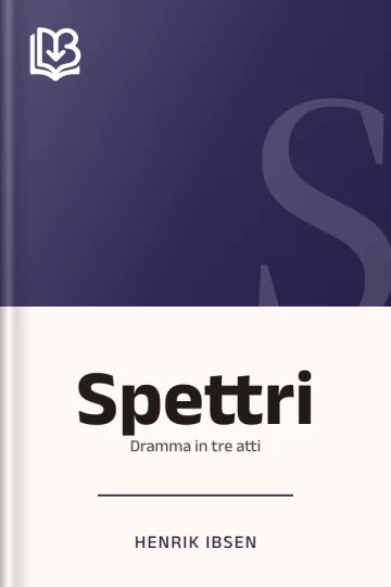 Spettri di Henrik Ibsen, copertina del libro