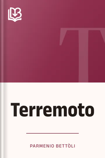Terremoto di Parmenio Bettòli, copertina del libro