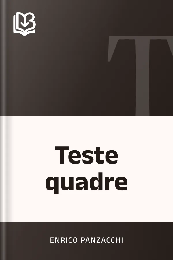 Teste quadre di Enrico Panzacchi, copertina del libro