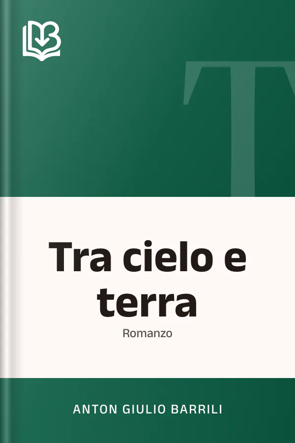 Tra cielo e terra di Anton Giulio Barrili, copertina del libro