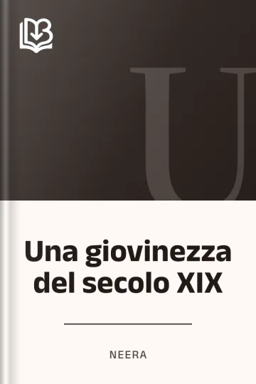 Una giovinezza del secolo XIX di Neera, copertina del libro