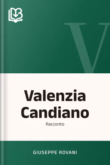 Valenzia Candiano di Giuseppe Rovani, copertina del libro
