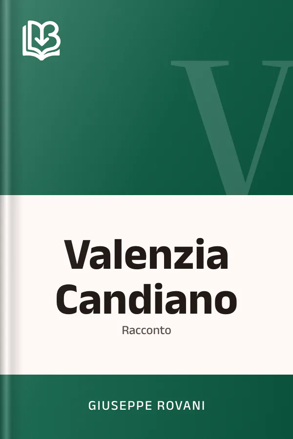 Valenzia Candiano di Giuseppe Rovani, copertina del libro