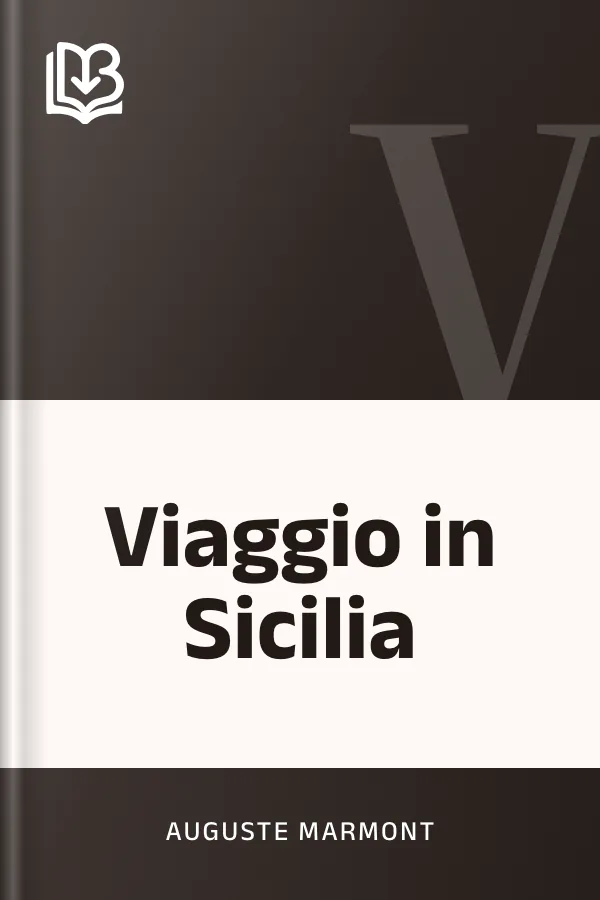 Viaggio in Sicilia di Auguste Marmont, copertina del libro