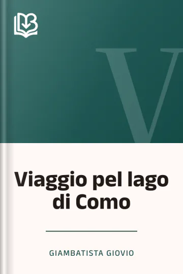Viaggio pel lago di Como di Giambatista Giovio, copertina del libro