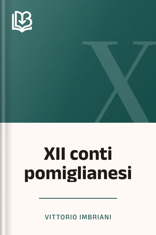 XII conti pomiglianesi di Vittorio Imbriani, copertina del libro