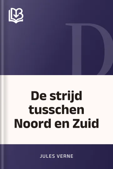 De strijd tusschen Noord en Zuid van Jules Verne, boekomslag