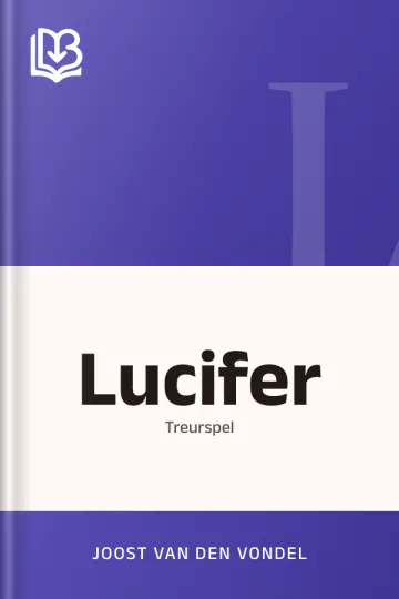 Lucifer van Joost van den Vondel, boekomslag