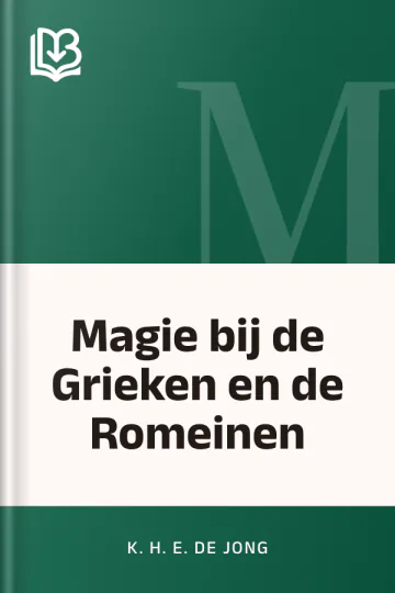 Magie bij de Grieken en de Romeinen van K. H. E. de Jong, boekomslag