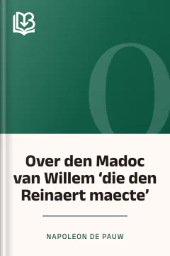 Over den Madoc van Willem ‘die den Reinaert maecte’ - Napoleon de Pauw