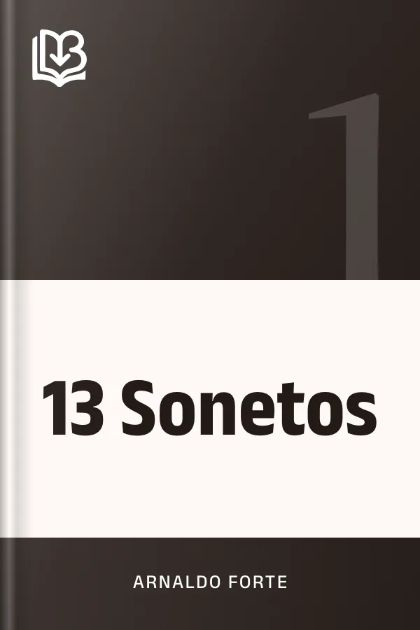13 Sonetos de Arnaldo Forte, capa do livro