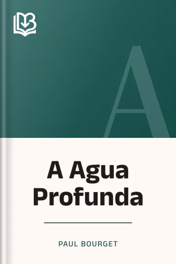 A Agua Profunda de Paul Bourget, capa do livro