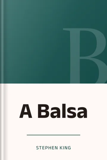 A Balsa de Stephen King, capa do livro