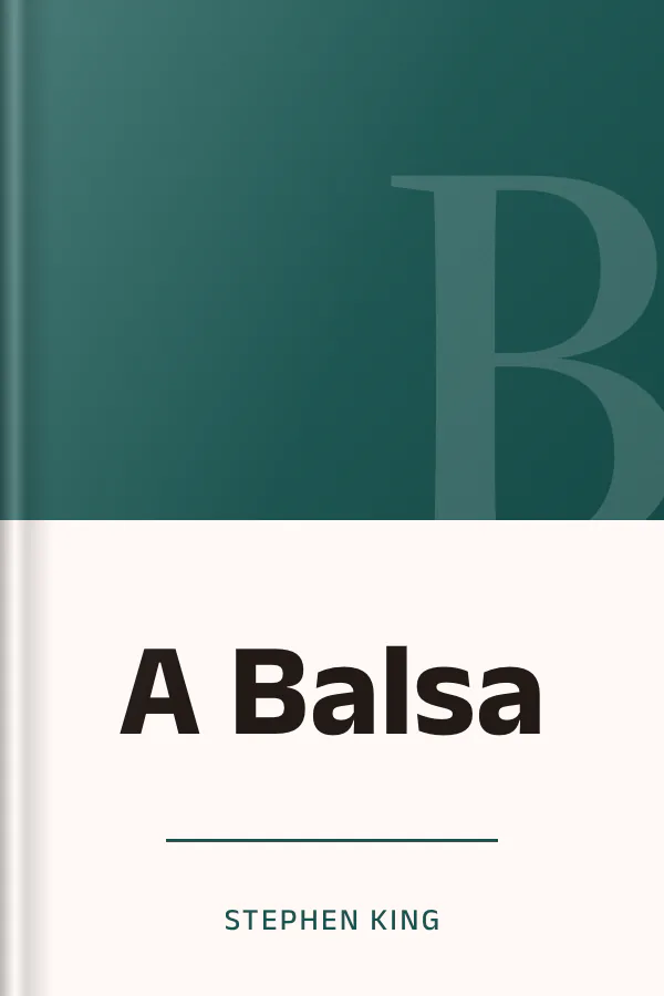 A Balsa de Stephen King, capa do livro